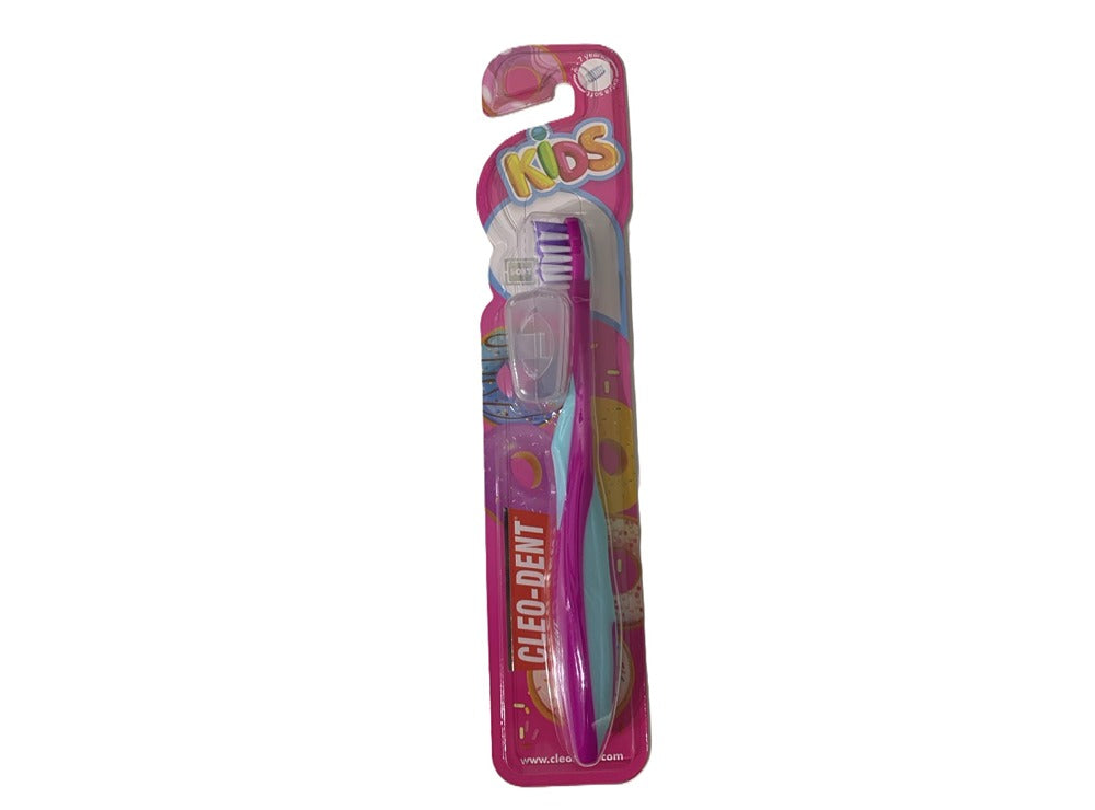 Cleo Dent Kids Tooth Brush Soft Donuts (2-7 Years) 2019