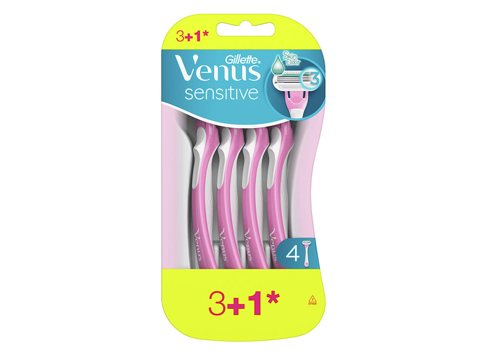 Gillette Venus 3 Sensitive Pink 4 pieces