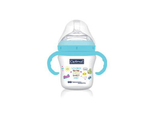 Optimal Baby Bottle Mamilla Double Anti Colic Blue 1091 210 ml