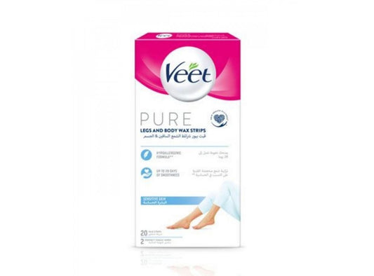 Veet Legs & Body Sensitive Wax Strips