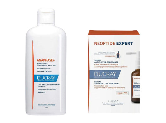 Ducray Anaphase Anti Hair Loss Shampoo & Neoptide 2 MonthÂ SupplyÂ Serum