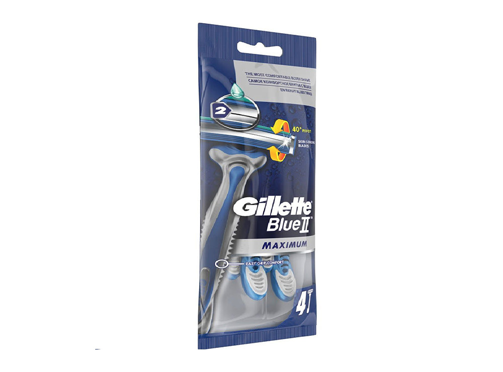 Gillette Blue 2 Maximum (x4) 4 pieces