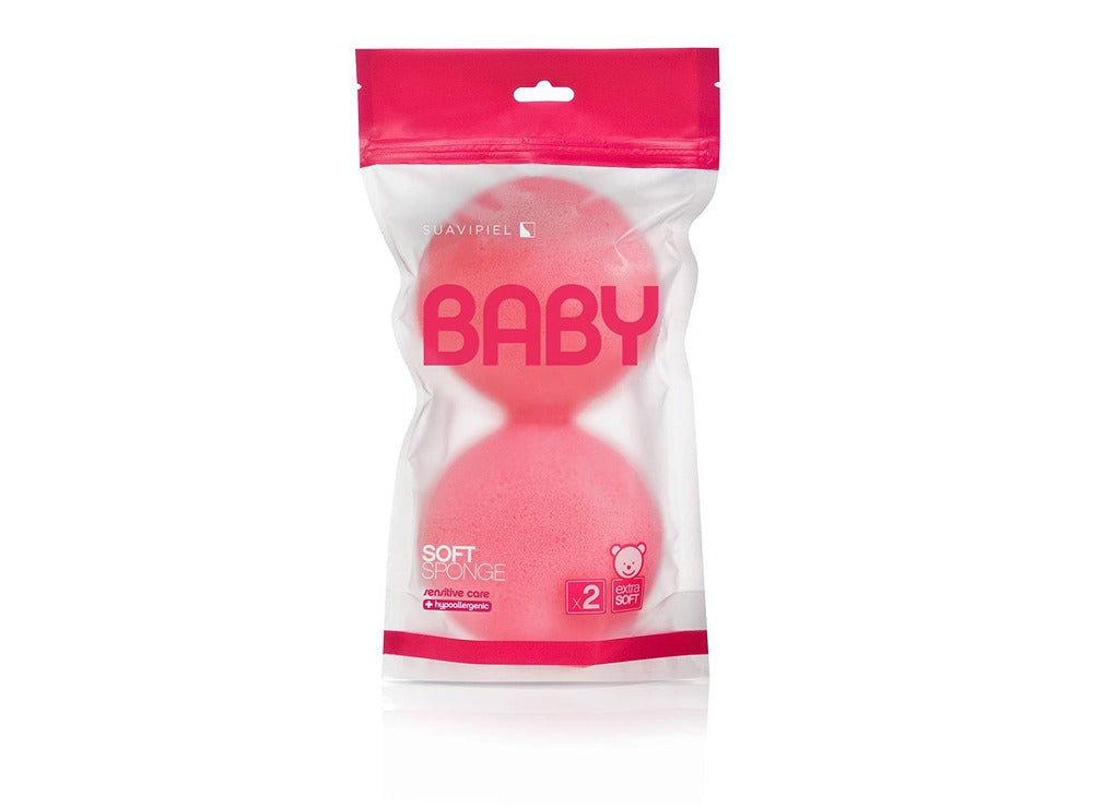 Suavipiel Baby Set Sponge Pink Extra Soft 2 pieces