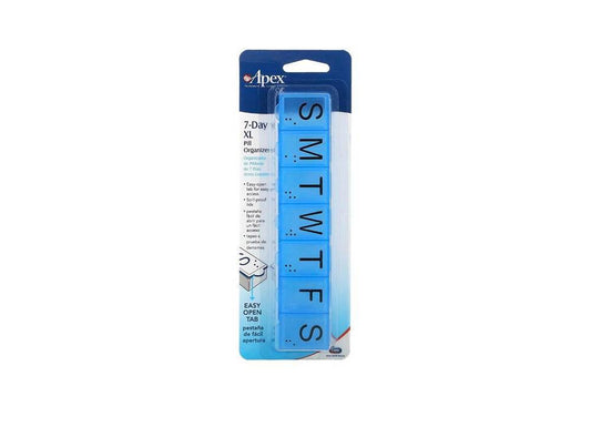 Apex 7 Day Pill Organizer X Large 1 piece