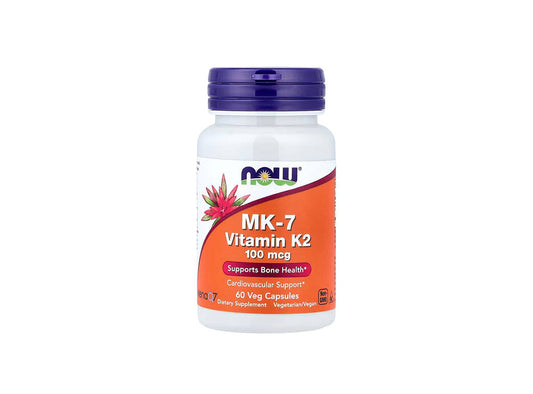 Now Mk7 Vitamin K2 100Mcg  60 capsules