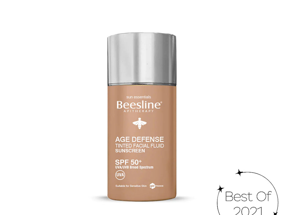 Beesline Sunscreen Age Defense Tinted Spf50+