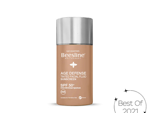 Beesline Sunscreen Age Defense Tinted Spf50+