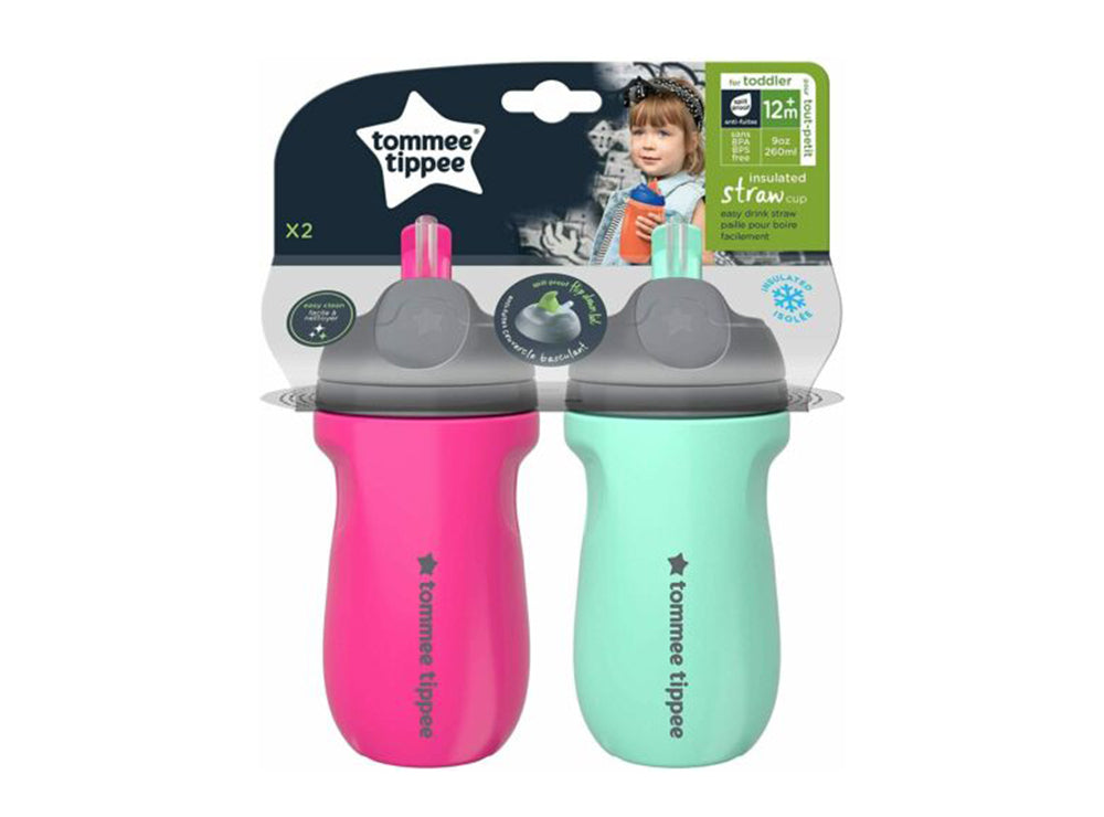 Tommee Tippee Insulated Straw Cup 12M+