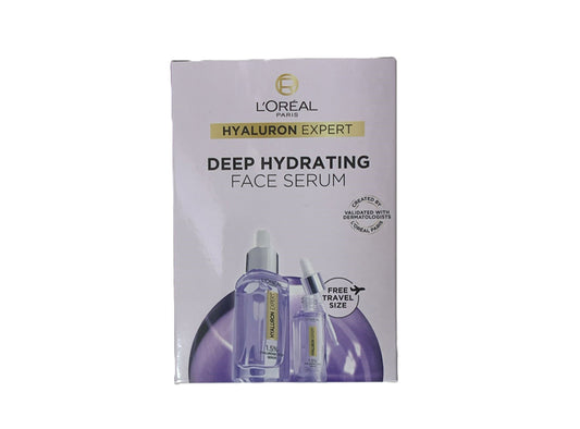 L'Oreal Coffret Hyaluron Expert Face Serum With Travel Size Gift 2 pieces