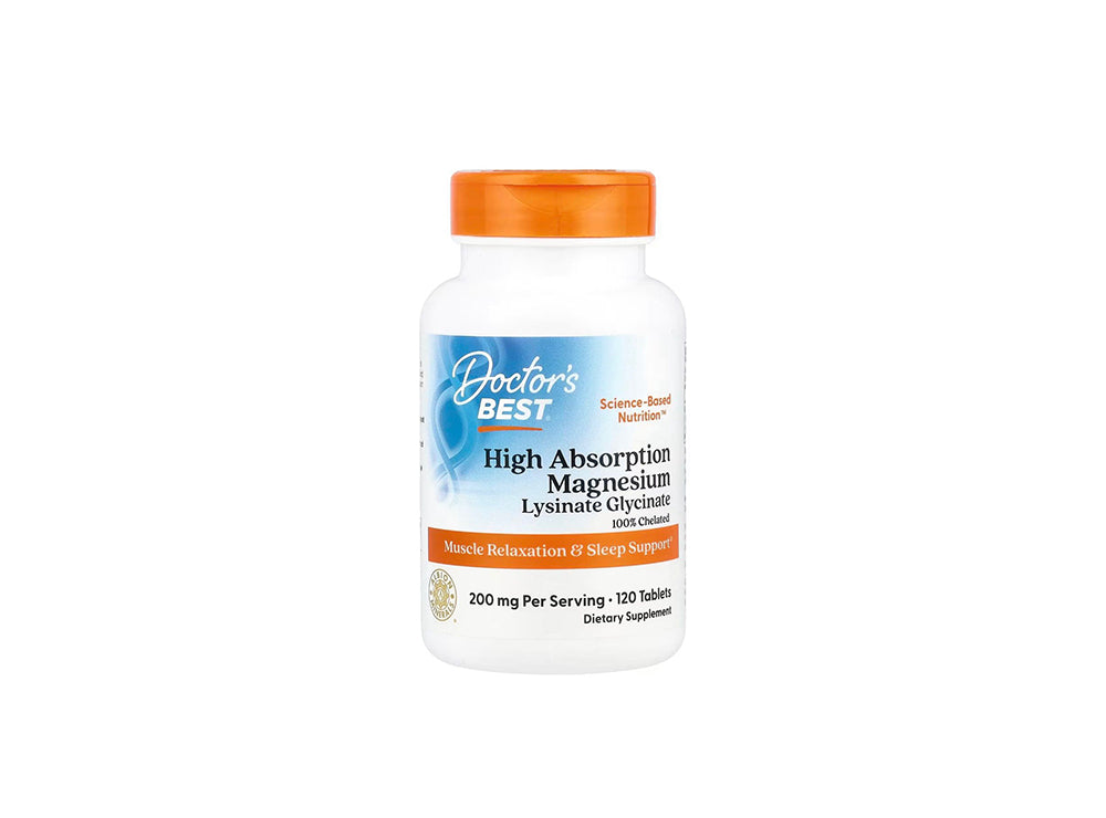 Doctors Best High Absorption Magnesium Glycinate 120 tablets