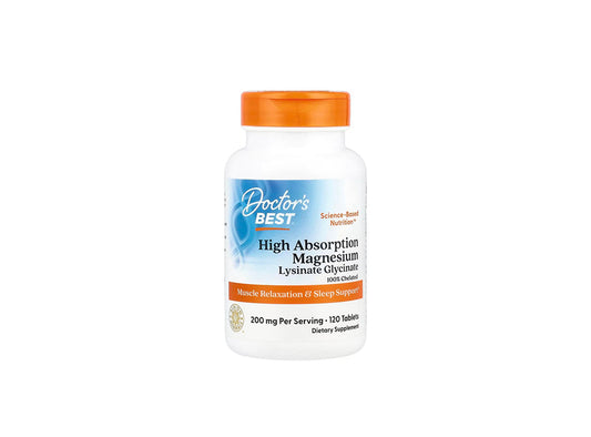 Doctors Best High Absorption Magnesium Glycinate 120 tablets