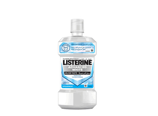 Listerine Mouth Wash Advanced White Milder Taste With Fluoride 250 ml