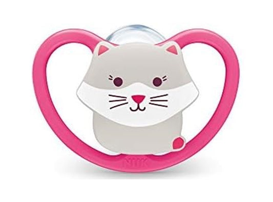 Nuk Pacifier 0-6 Space (Max. Airflow) Cat