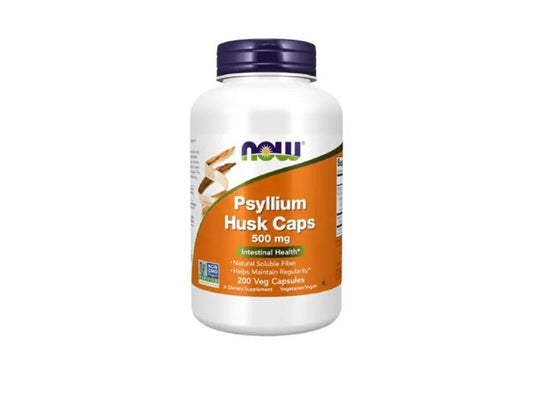 Now Psyllium Husk Fiber 500Mg 200 capsules