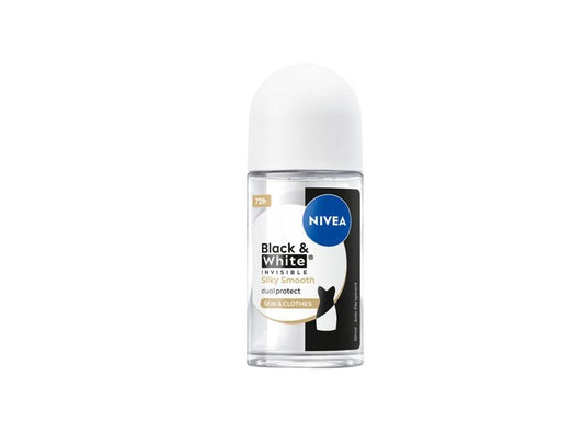Nivea Deo Roll On Black & White Silky Smooth For Women 50 ml