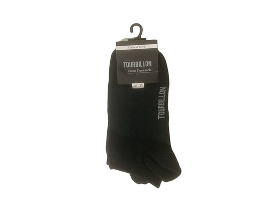 Tourbillon Joe Teen Socks Cotton Lycra Black Size 36 To 39