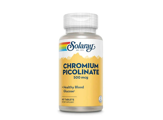 Solaray Chromium Picolinate 500 Mcg 100 tablets