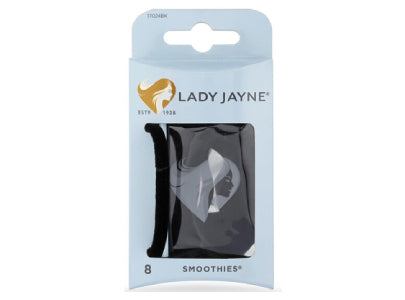 Lady Jayne Smoothies Black Elastics 8 pieces