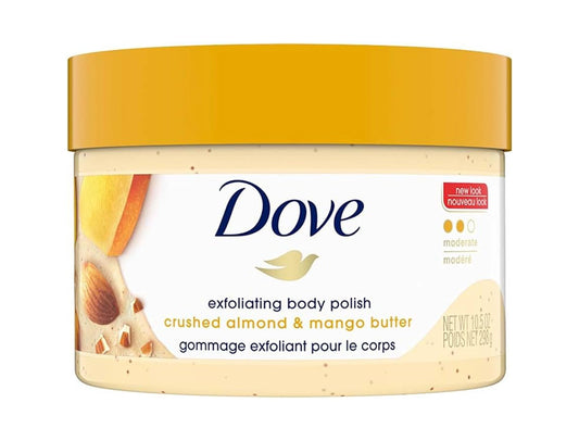 Dove Body Scrub Crushed Almond & Mango Butter