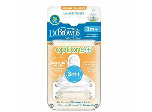 Dr Brown's Options & Nipples 3 Months+