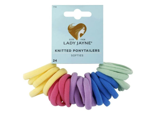 Lady Jayne Knitted Ponytailers Bright Colors 7783