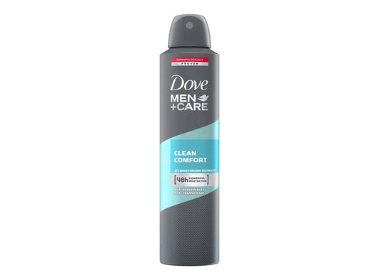 Dove Deo Spray Clean Comfort For Men 250 ml