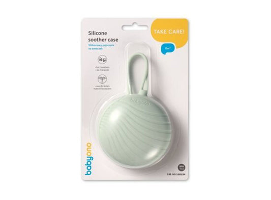 Baby Ono Silicone Soother Case Green 0M+ 1569/04