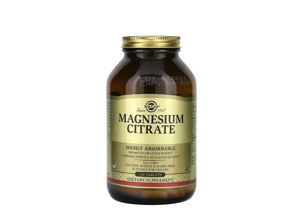 Solgar Magnesium Citrate 400Mg 120 tabs