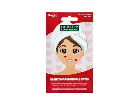 Beauty Formulas Heart Shaped Pimple Patch 24 pieces