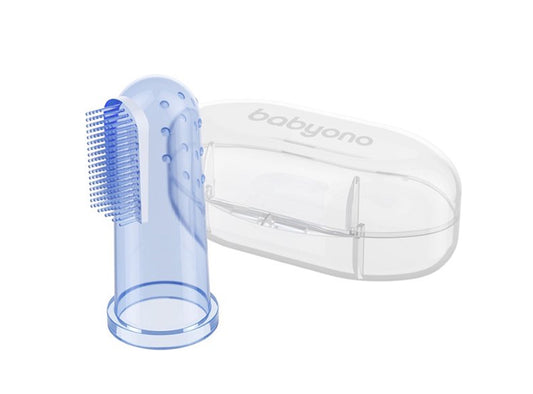 Baby Ono First Teeth Toothbrush Blue 0M+ 723/02