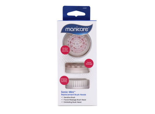 Manicare Sonic Mini Replacement Brush Heads 3Pk
