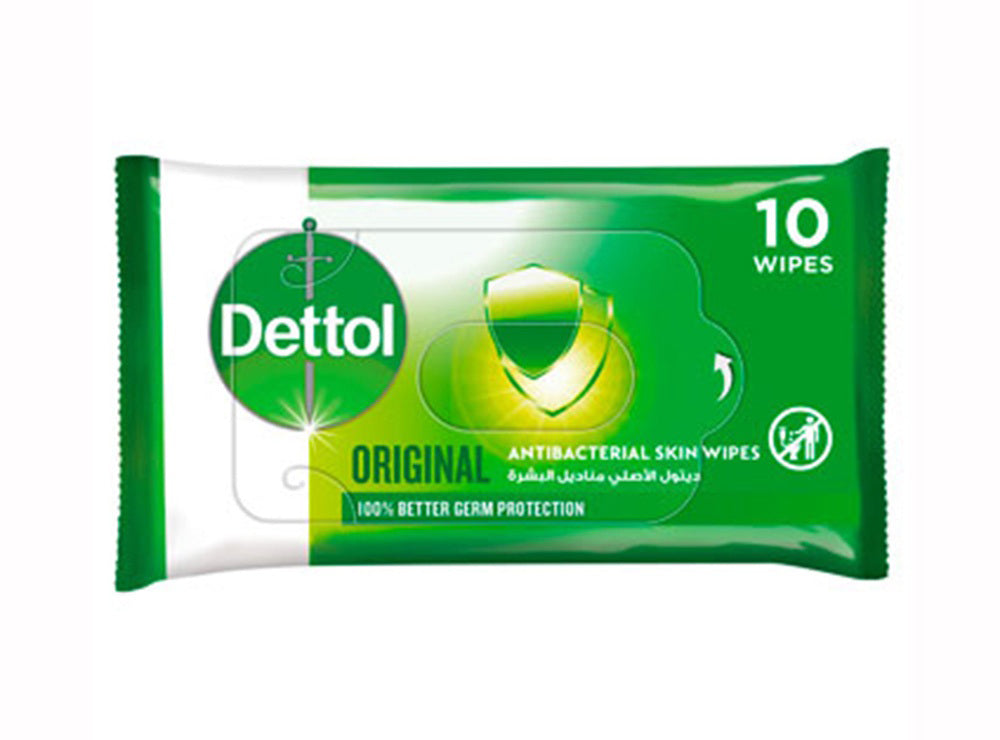 Dettol Wipes Antibacterial Original 10 pieces