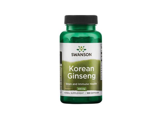 Swanson Korean Ginseng 500Mg 100 pieces