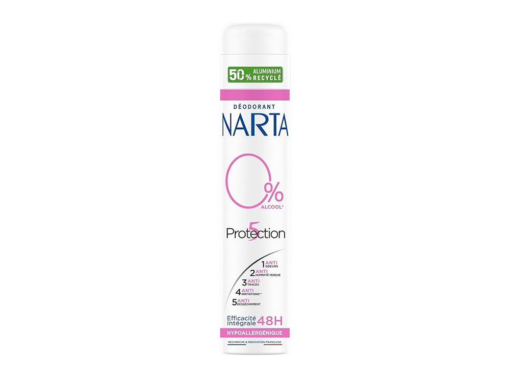 Narta Deo Spray Femme 5 Protection 0% Alcohol 200 ml