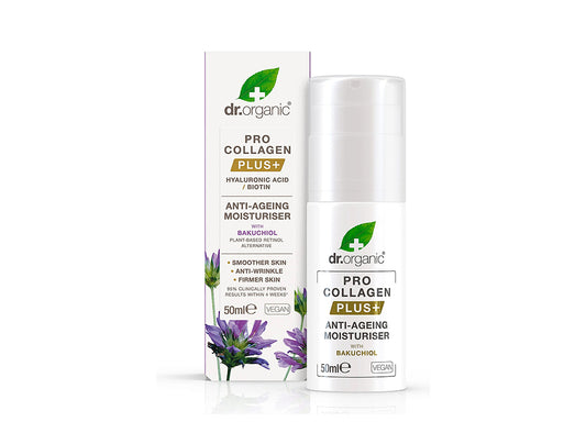 Dr Organic Pro Collagen Plus Anti Aging Moisturiser With Bakuchiol 50 ml