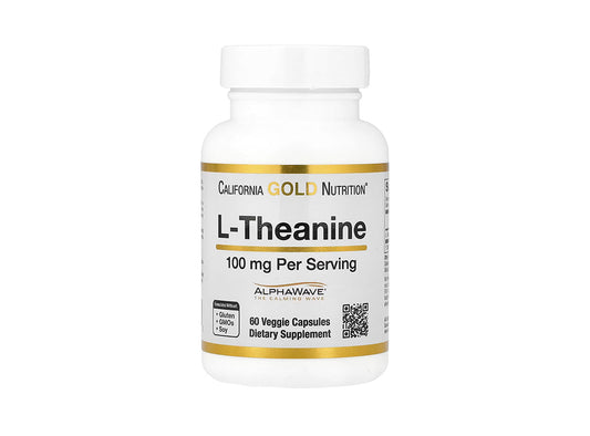 California Gold L Theanine 100Mg 60 capsules