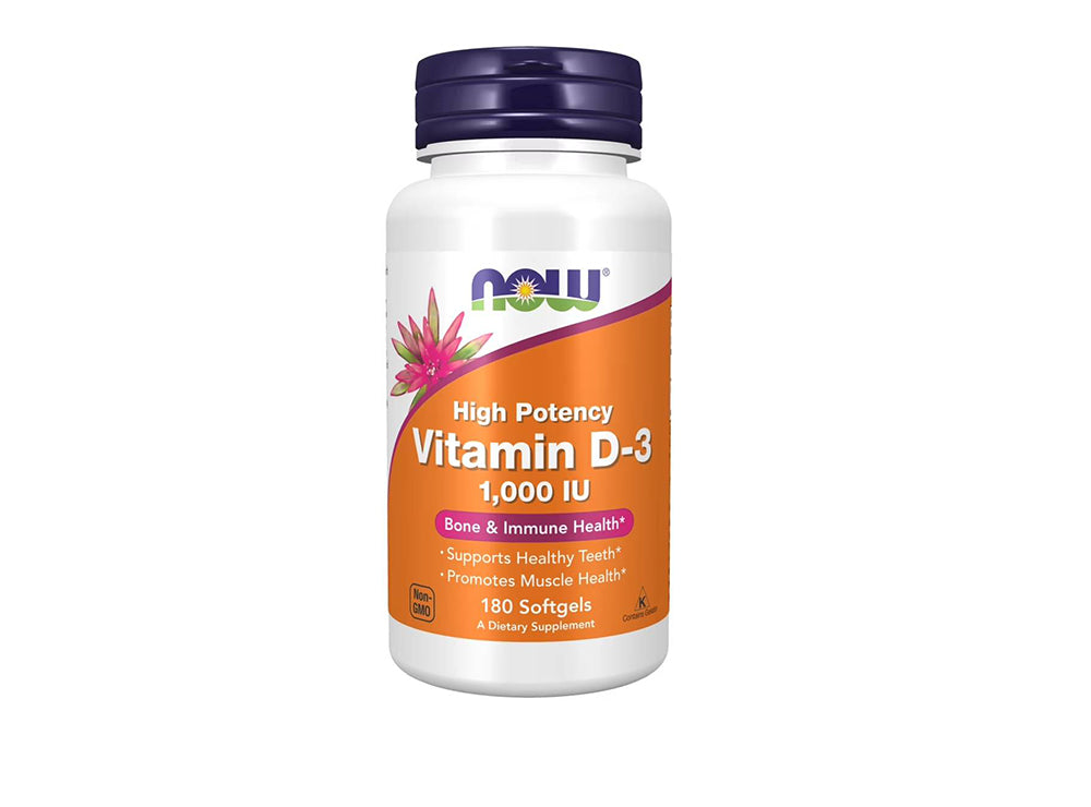 Now Vitamin D3 1000Iu 180 pieces