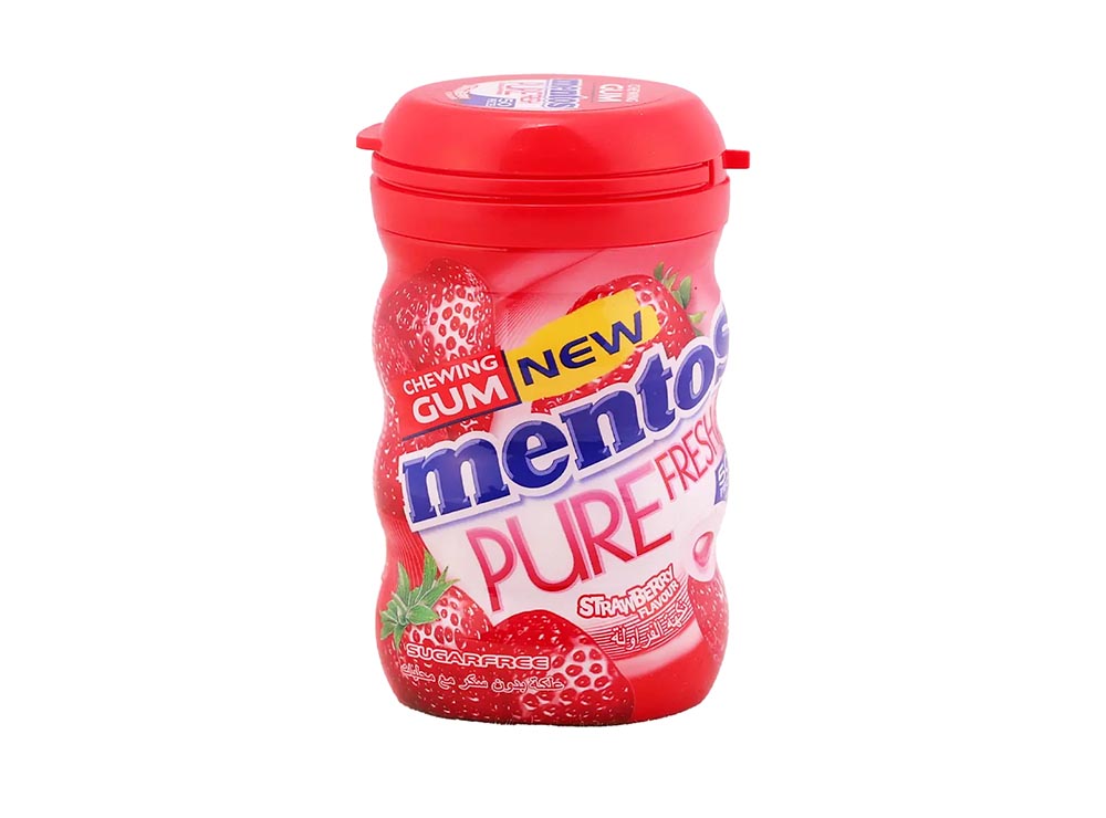 Mentos Gum Pure Fresh Strawberry 50 pieces