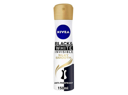 Nivea Deo Spray Black & White Silky Smooth For Women  150 ml