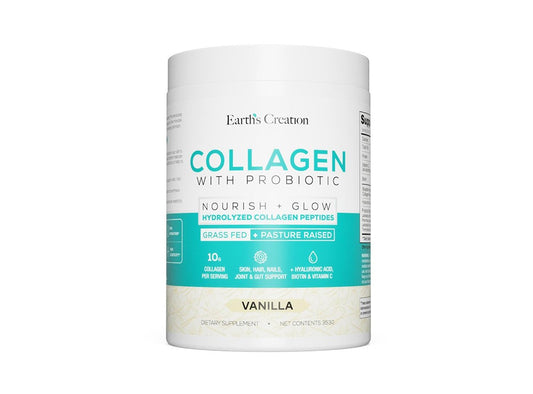 Earth's Creation Collagen With Probiotic Powder Vanilla 353 g