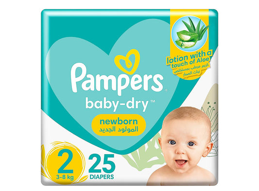 Pampers 2 (3-8Kg) 25 pieces