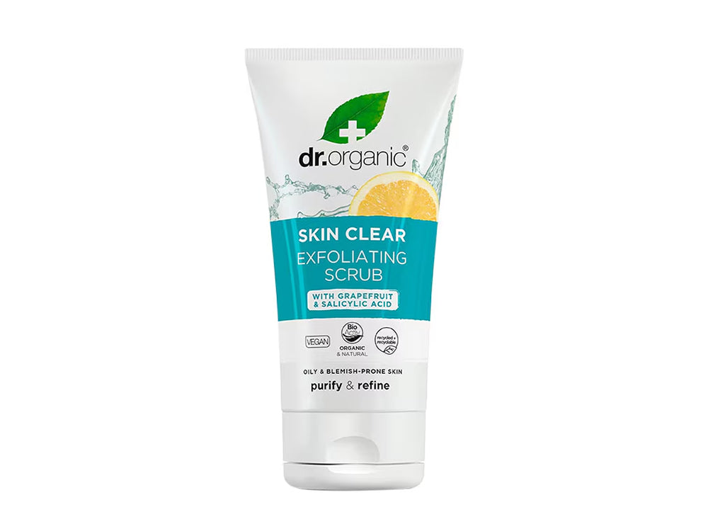 Dr Organic Skin Clear Exfoliating Scrub 150 ml