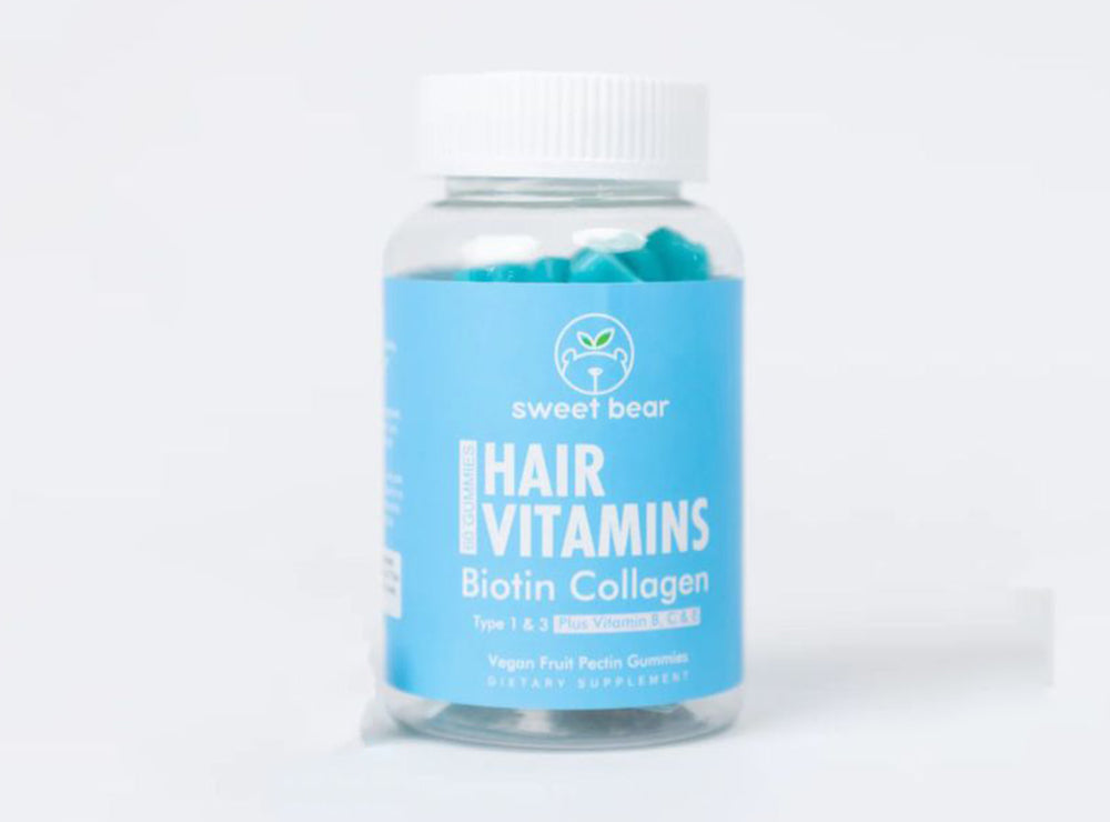 Product image: Sweet Bear Hair Vitamins Vegan Gummies 60 pieces