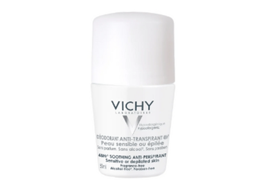Vichy Deo Roll On Sensitive White 48H