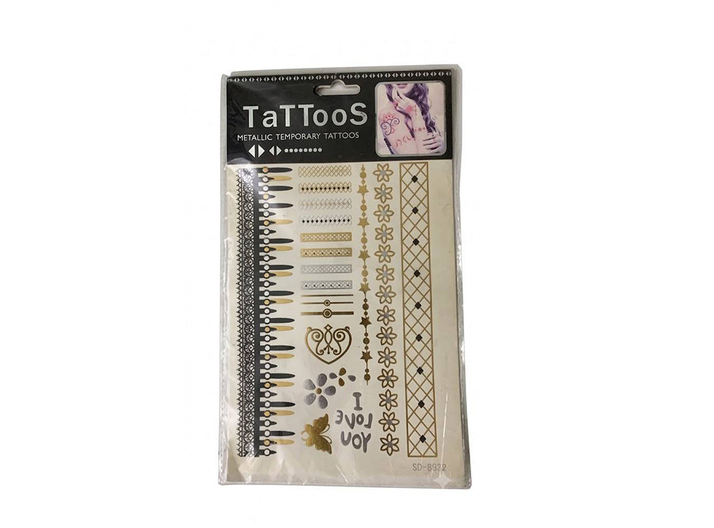 Metallic Temporary Tattoos