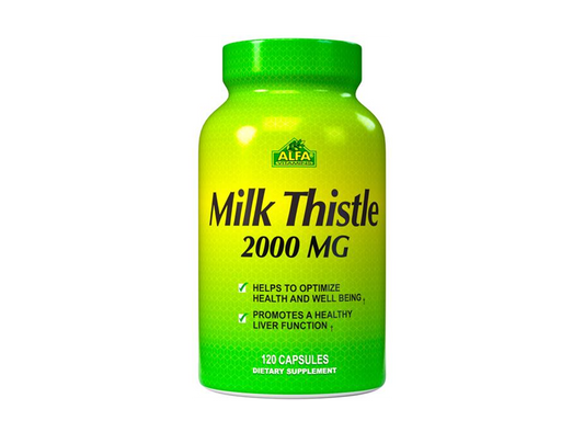 Alfa Vitamins Milk Thistle 2000 Mg 120 120 capsules
