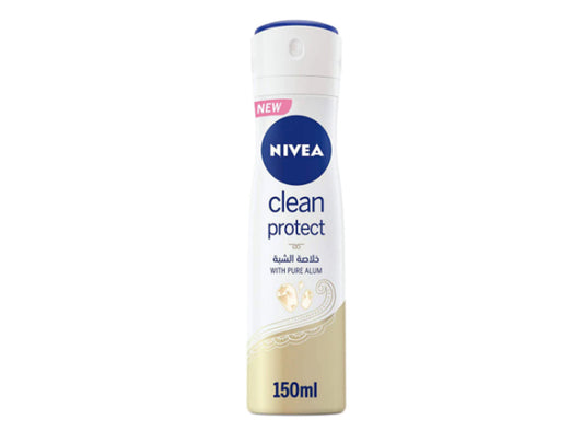 Nivea Deo Spray Clean Protect With Pure Alum For Women