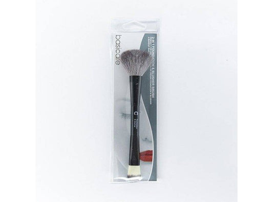 Basic Care 2In1 Foundation & BlusherÂ Brush