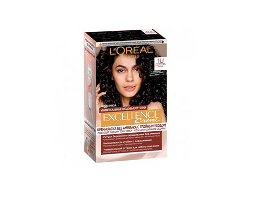 L'Oreal Excellence Universal Ammonia Free 1U Black 192 ml
