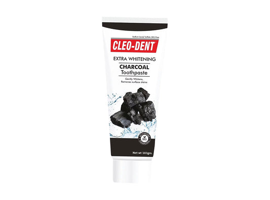 Cleo Dent Tooth Paste Extra Whitening Charcoal 2060 75 ml